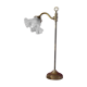 Lampe tulipe articulée art nouveau laiton
