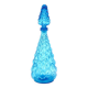 Empoli blue glass carafe bottle, 1960s