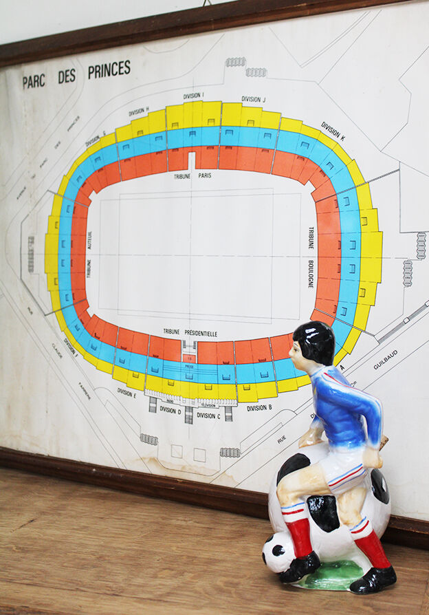 Map of the Parc des Princes