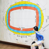 Map of the Parc des Princes