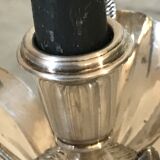 Vintage Olri silver metal candlestick