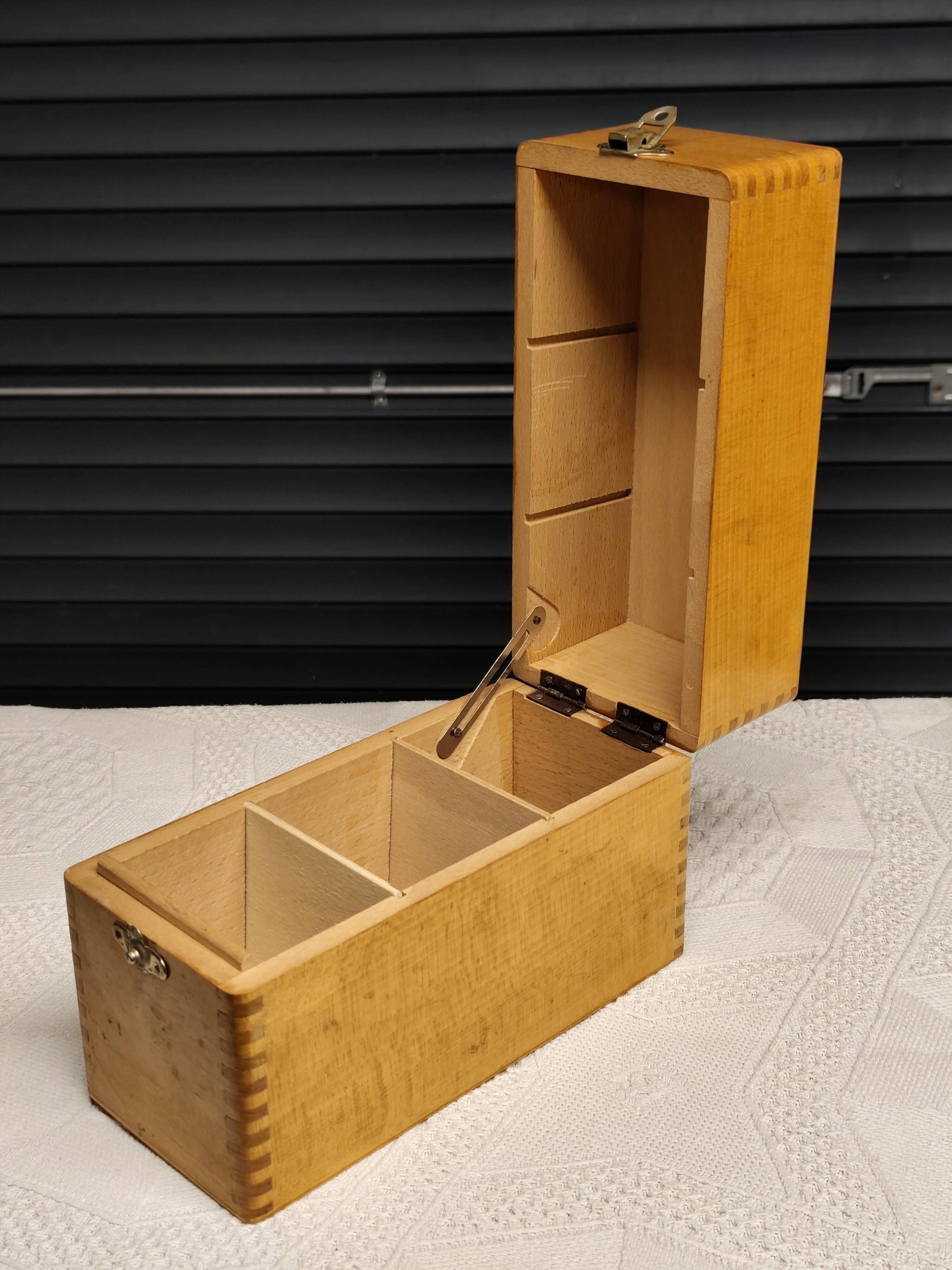 "Vintage" index card boxes