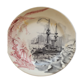 Iron earth serving dish