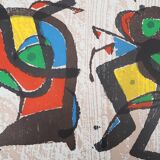 Joan miro: seduction, original engraving