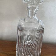 Cut glass carafe