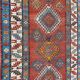 Kazak ancient Caucasian carpet 140x300 cm