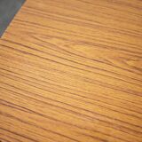 Table vintage, table bois, table basse formica, table 2 étages