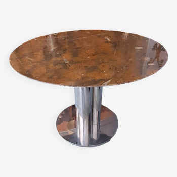 Marco Zanuso fossilized marble table