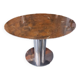 Marco Zanuso fossilized marble table