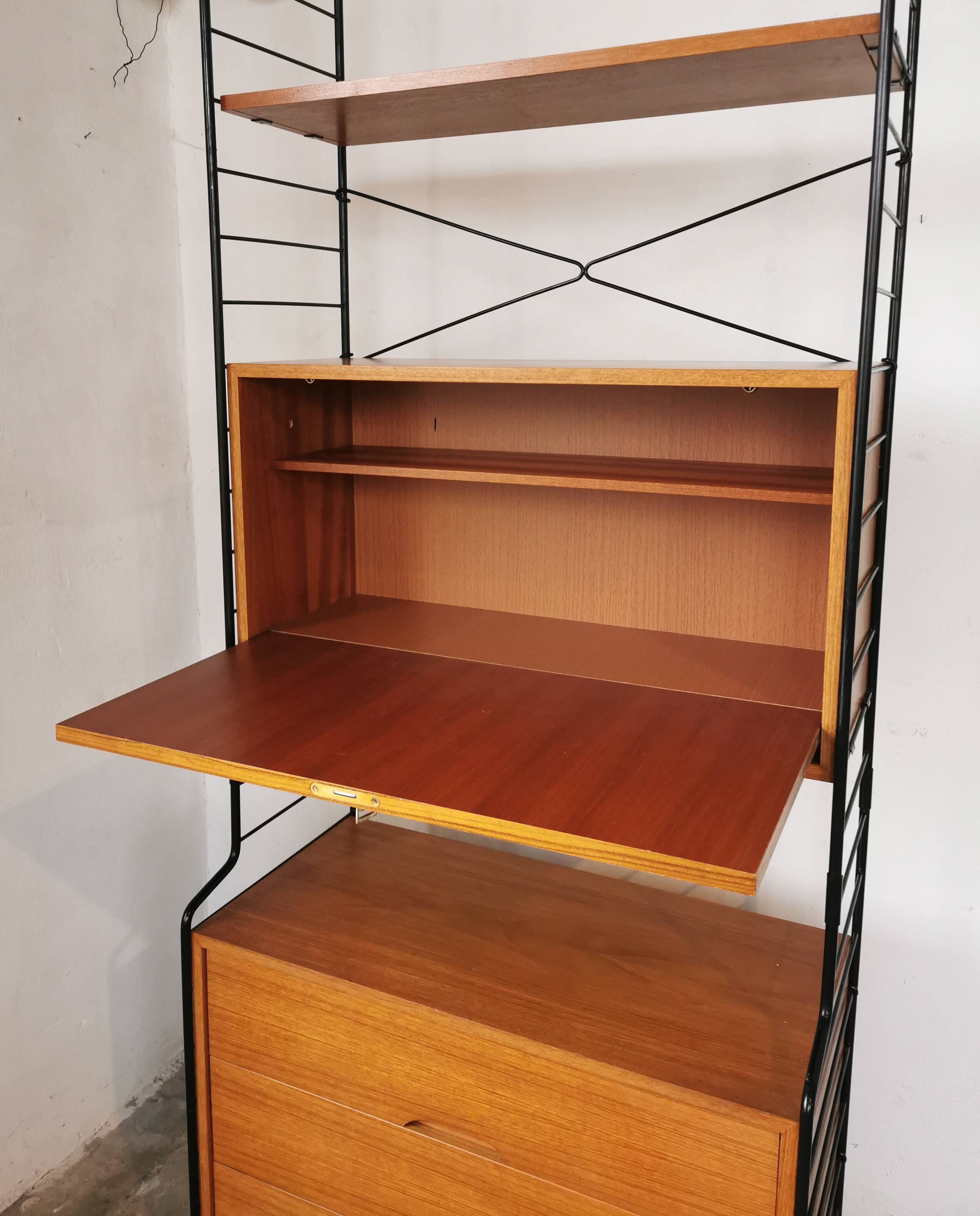 Scandinavian-style modular shelf, bookcase