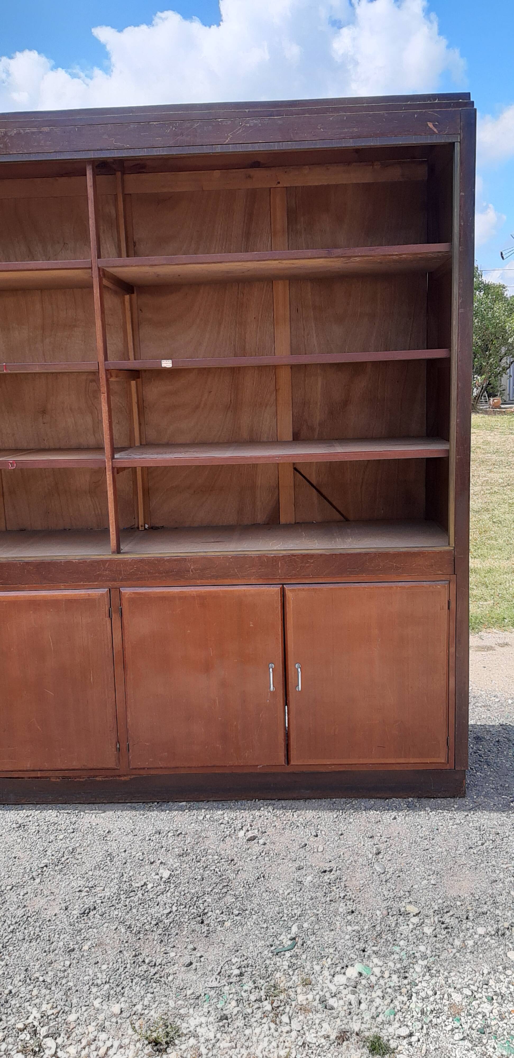 Store furniture from the 30s in mahogany and brass