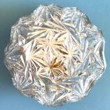 Round ceiling light in chissed glass