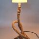 Lampe serpentine corde Vintage.