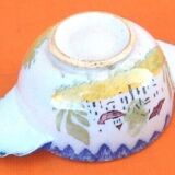 Faience of charolles bowl "in the village"  1940