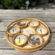 Bamboo tray and 6 coasters