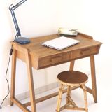Midcentury oak desk