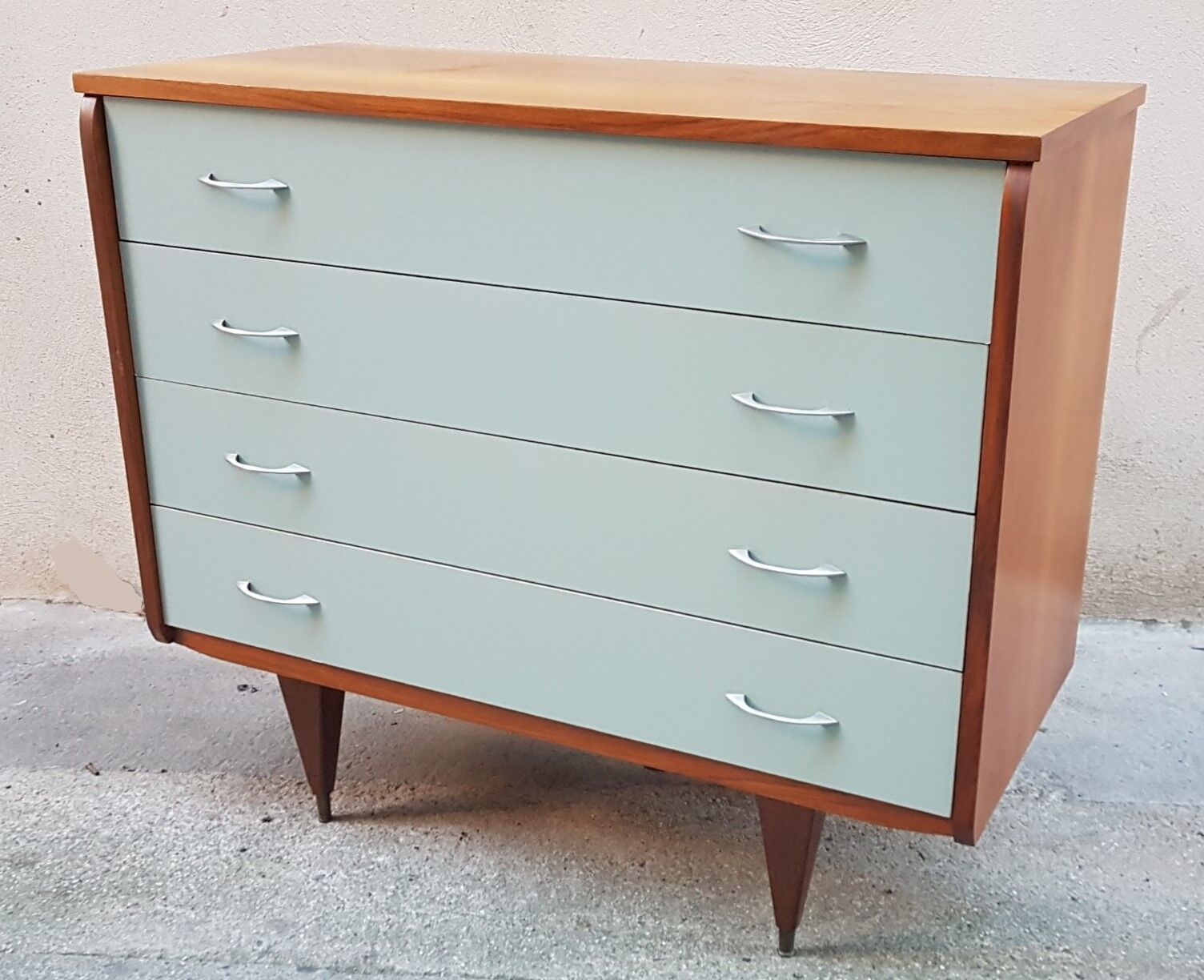 Restyled vintage chest of drawers