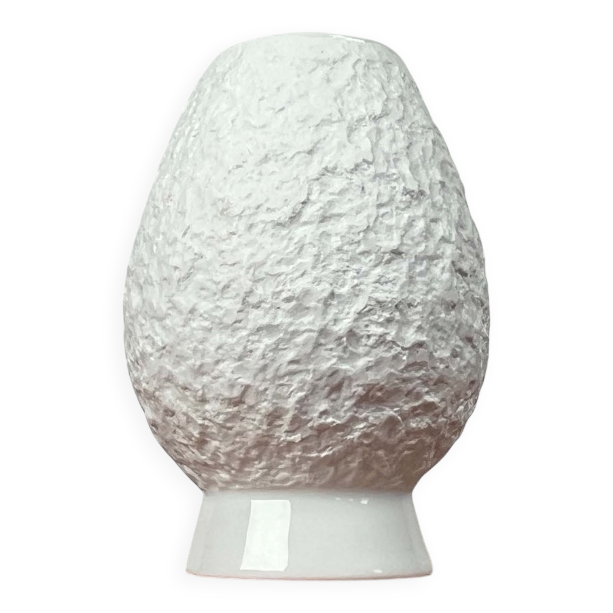 Vintage white porcelain vase German Model 605/2 by KPM Royal Porcelain, 1970s.