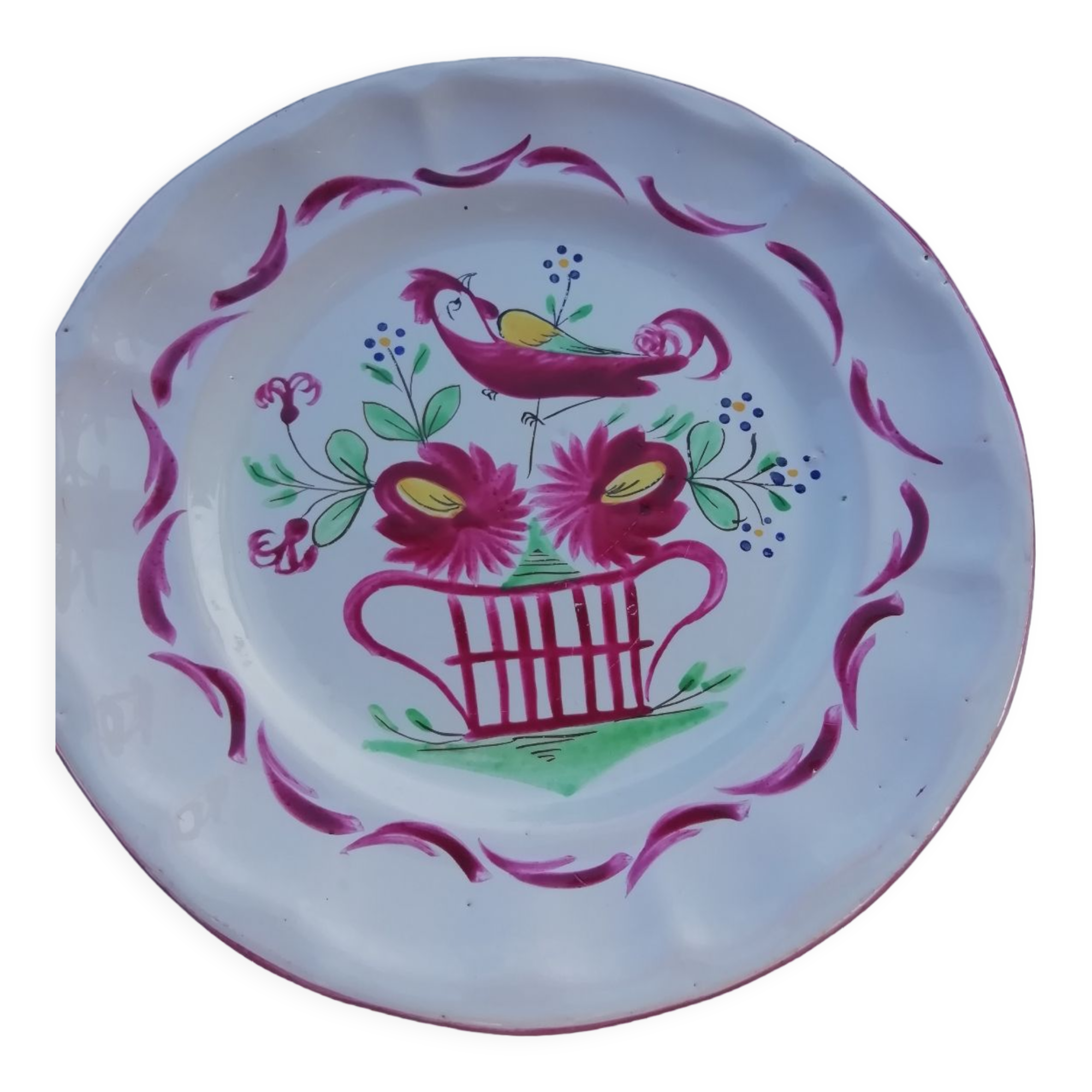 Plate Saint Clement Chanteclerc