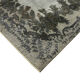 Handmade distressed turkish 1980s 181 cm x 292 cm grey rug