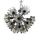 Large Midcentury Murano Flower Chandelier 1970’s