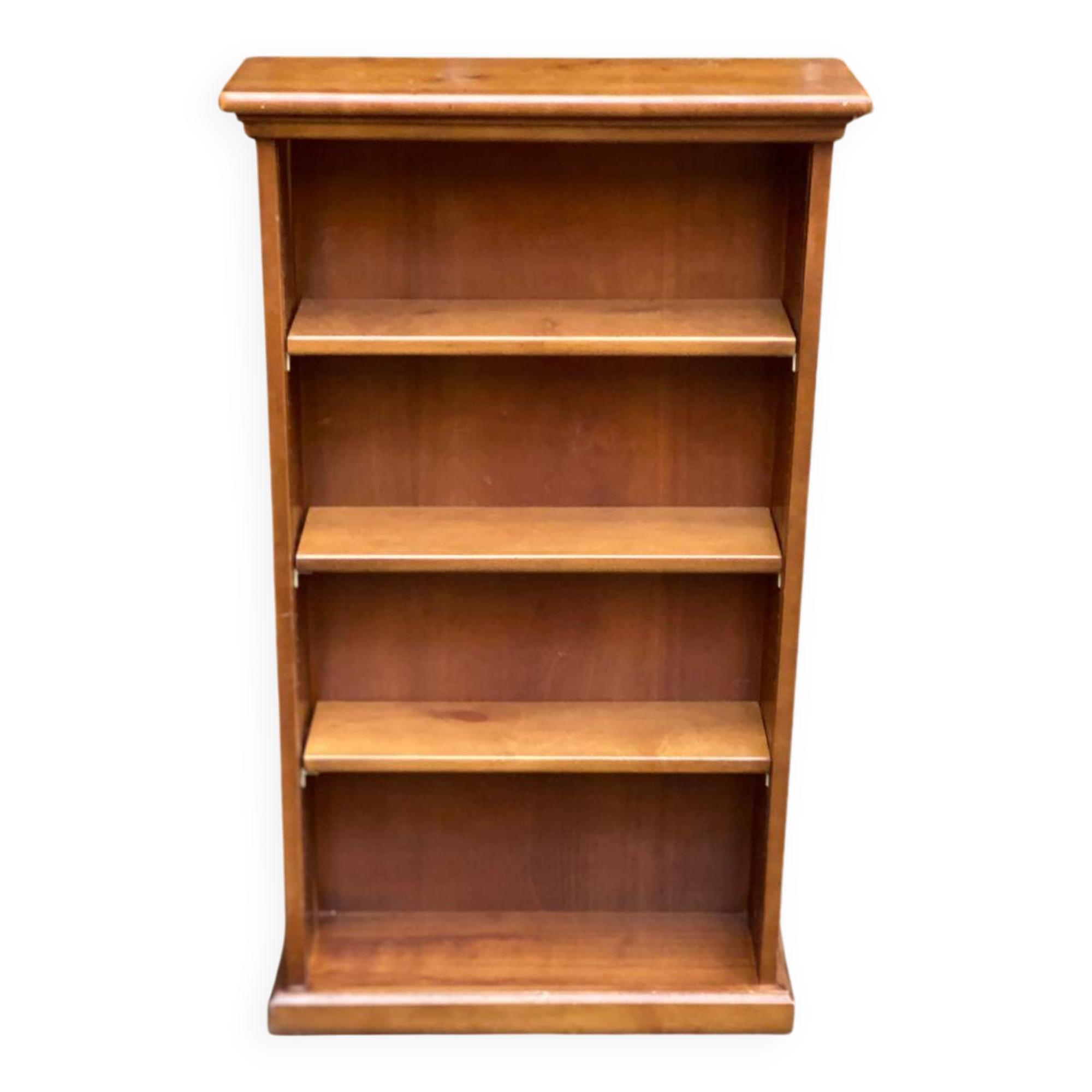 Scandinavian shallow solid wood shelf 1980