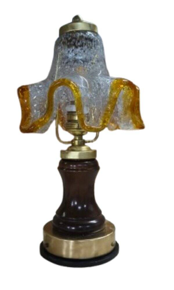 Mid-Century Murano glass table lamp by Mazzega, 1960s