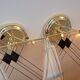 Vintage gold wall sconce