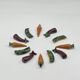 Set of 12 barbotine / vintage / vegetable knife holders 🍆 🫛 🥕
