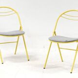 Pair of “plichaise” chairs, Souvignet edition, 1980