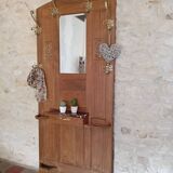 Coat rack solid oak wardrobe