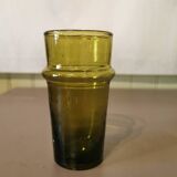 Large amber colored Beldi glasses