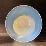 Vase en opaline, verre d'Empoli, Florence Italie 1960