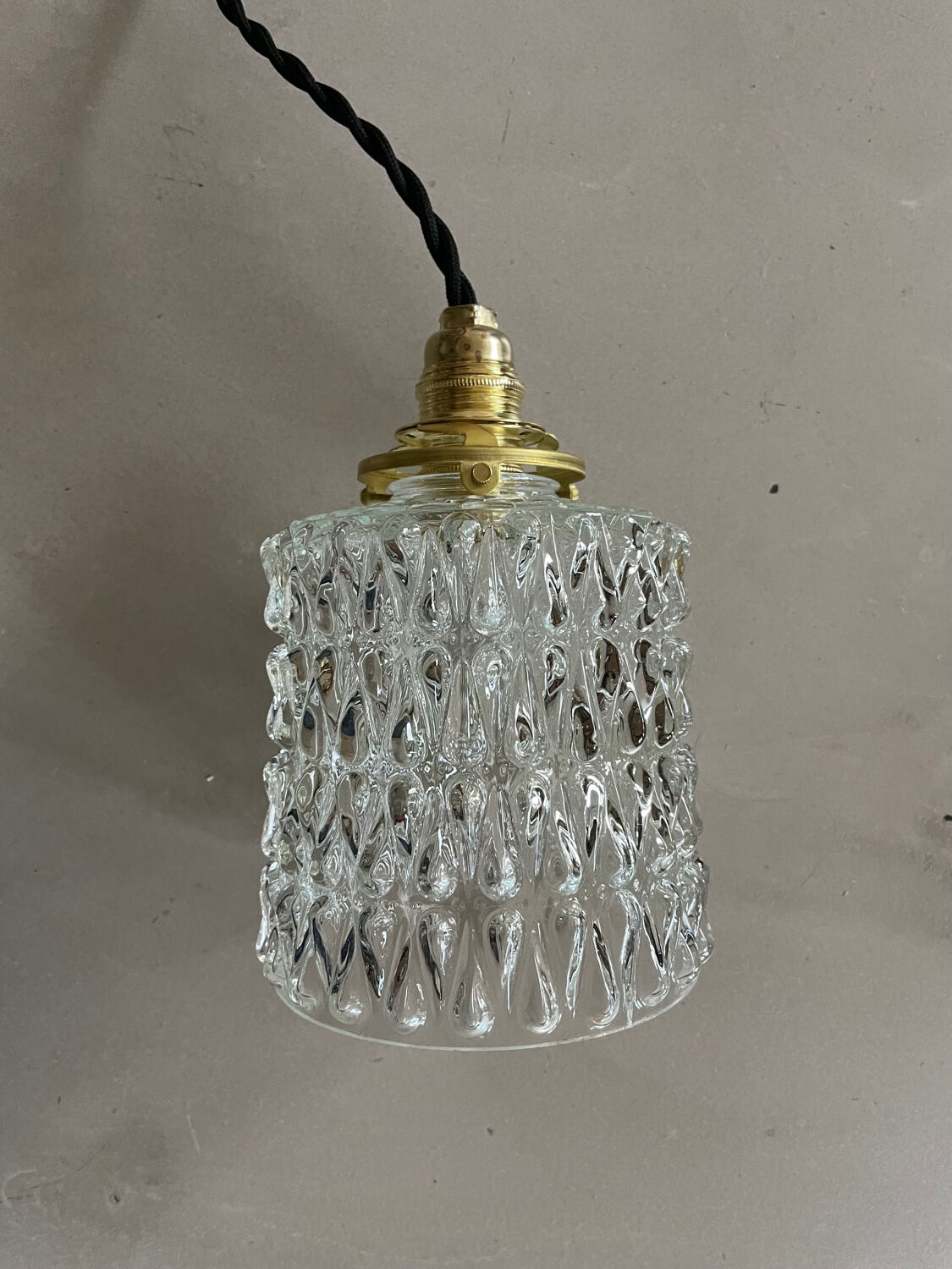 Vintage pendant light or portable lamp