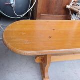 Solid wood indoor bench