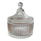 Molded glass candy dish