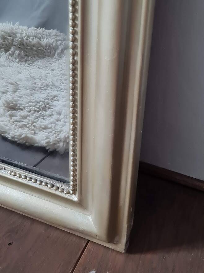 Antique gilt Louis Philippe mirror, 88 x 72