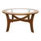 Table basse vintage en chêne