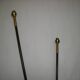 Tripod floor lamp with shelf from the 1950s.