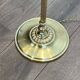 Reading Floor Lamp with Adjustable Arm in Gold Brass. French Work. Vers