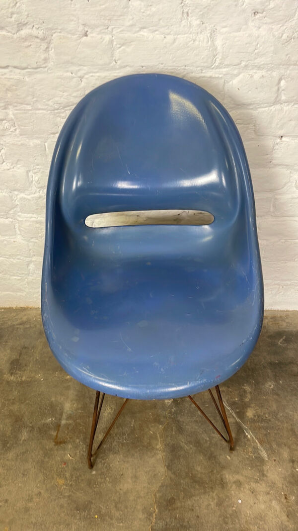Chaise vintage en fibre de verre par Vertex 1959