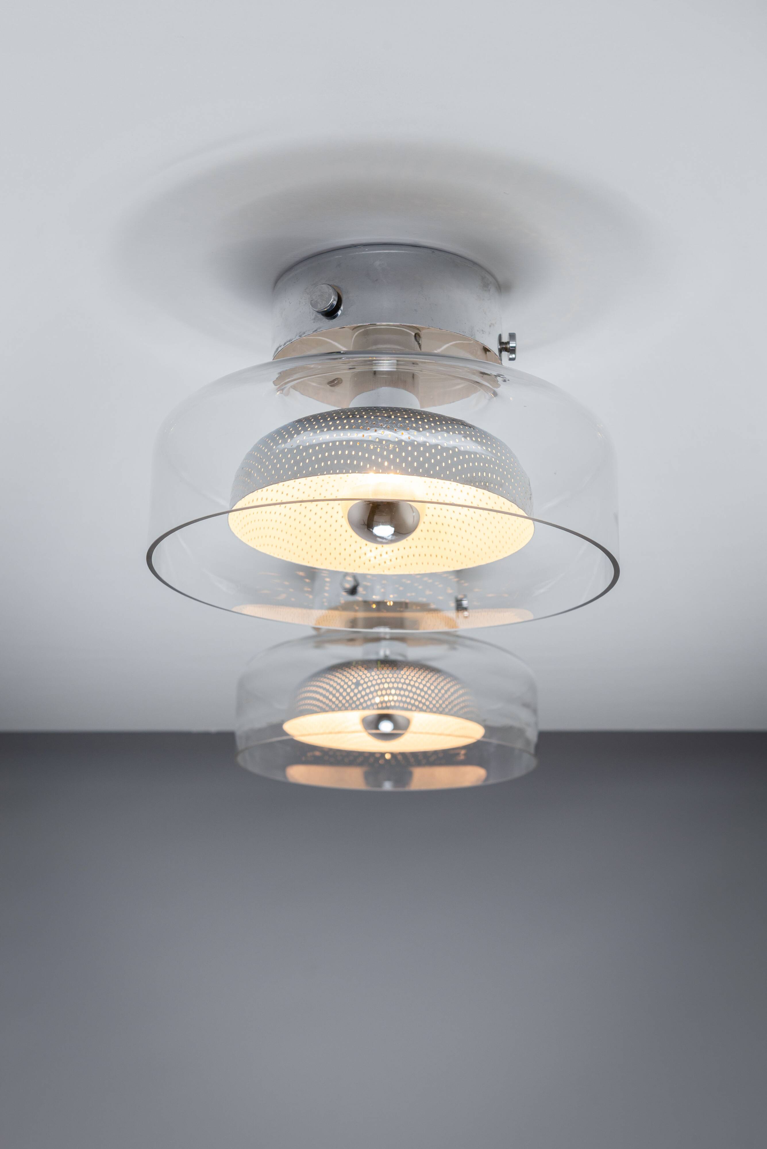 Paire d'appliques ou de plafonniers « Crystal » par Anders Pehrson pour Ateljé Lykt