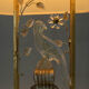Lampe de table perroquet en cristal, années 1970