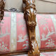 PAIR OF PAINTED PLASTER CONSOLES IN THE LOUIS XVI STYLE