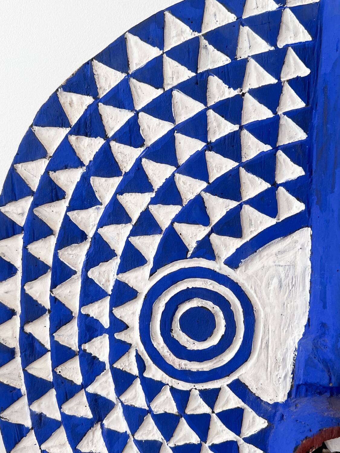 Masque soleil Bobo bleu (Burkina Faso)