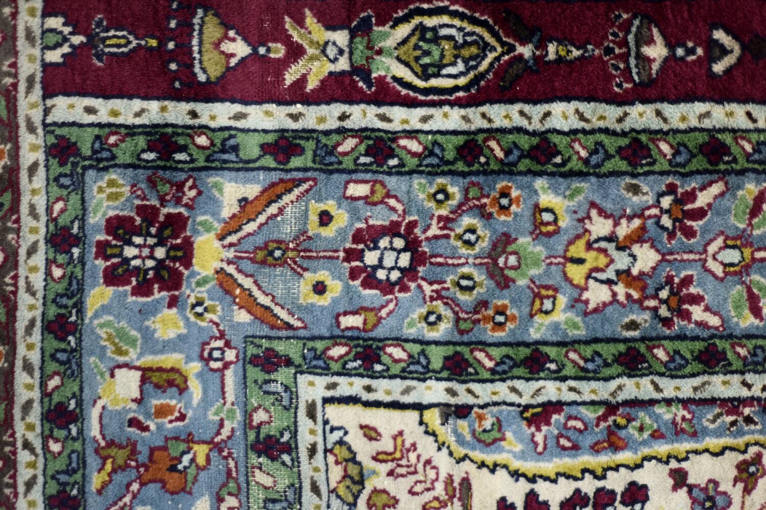 Handwoven Balouch prayer rug, Middle Eastern oriental style, 1960s.