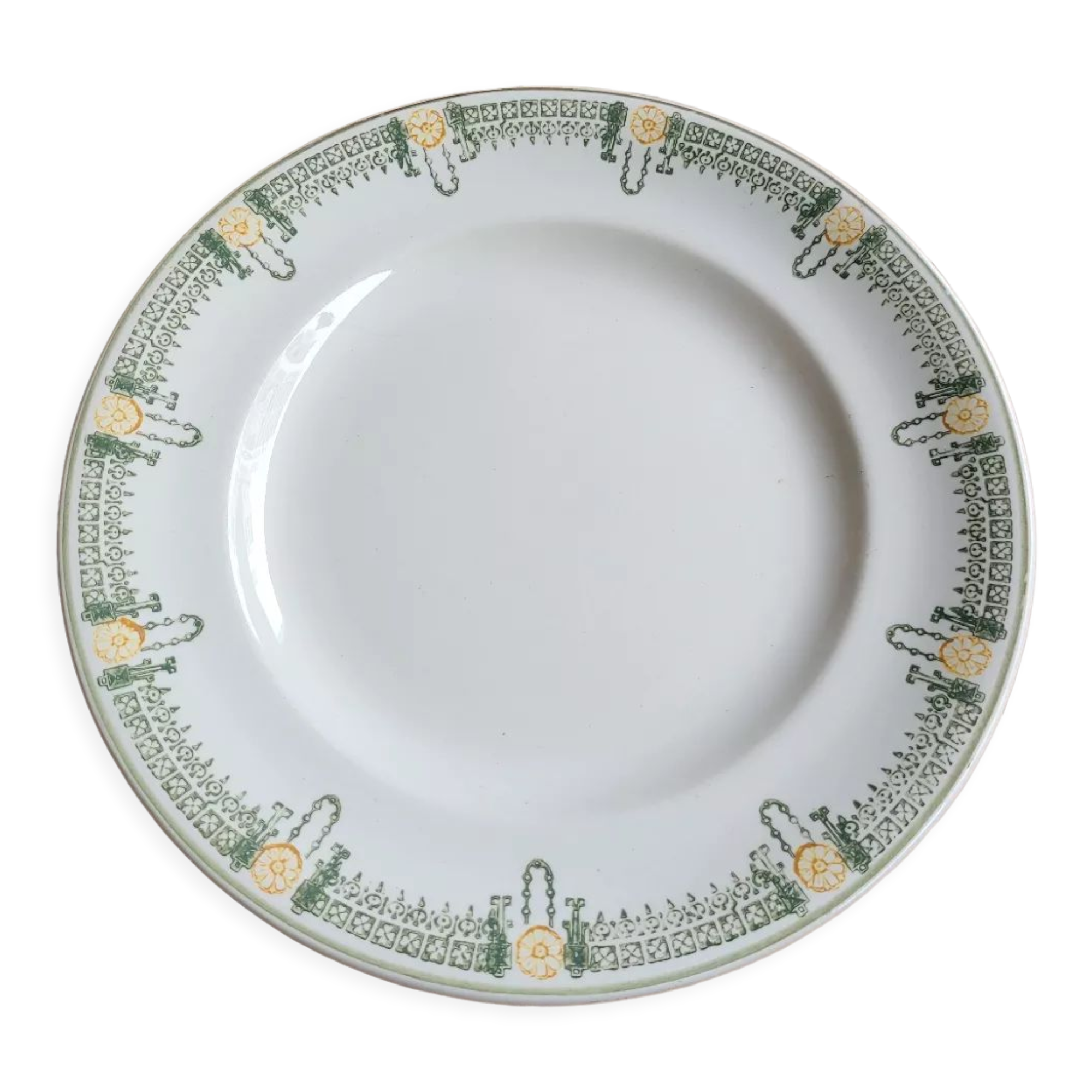 Assiette plate Longjumeau de Longwy