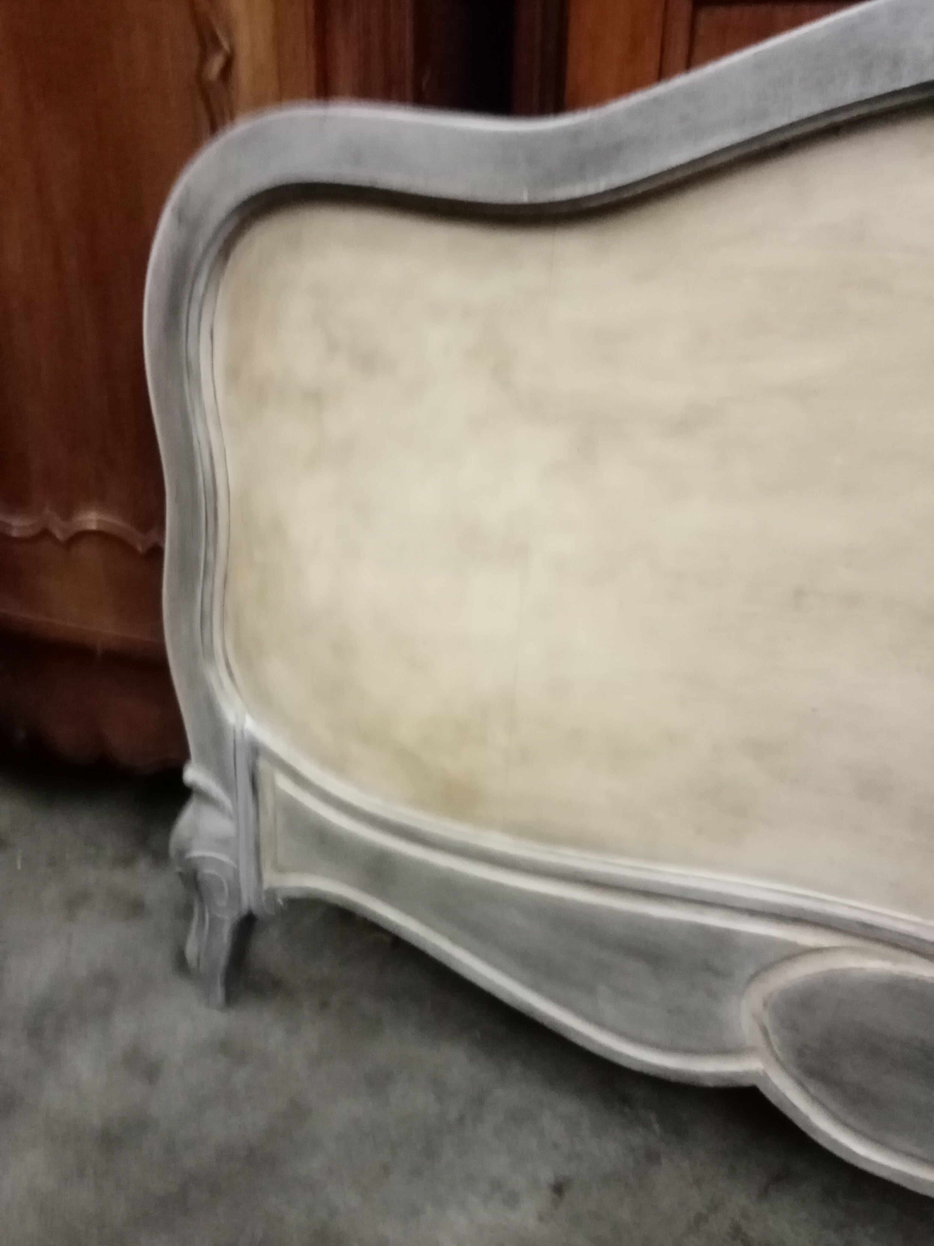 Old patina headboard