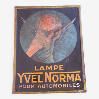 Tôle Lampe Yvel Norma, automobiles, non émaillée