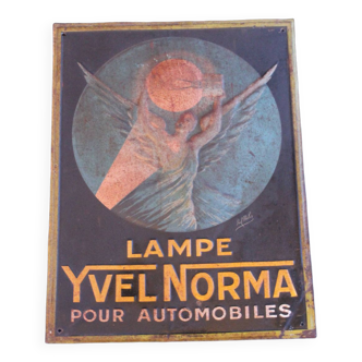 Yvel Norma Lamp Sheet, automobiles, unenamelled